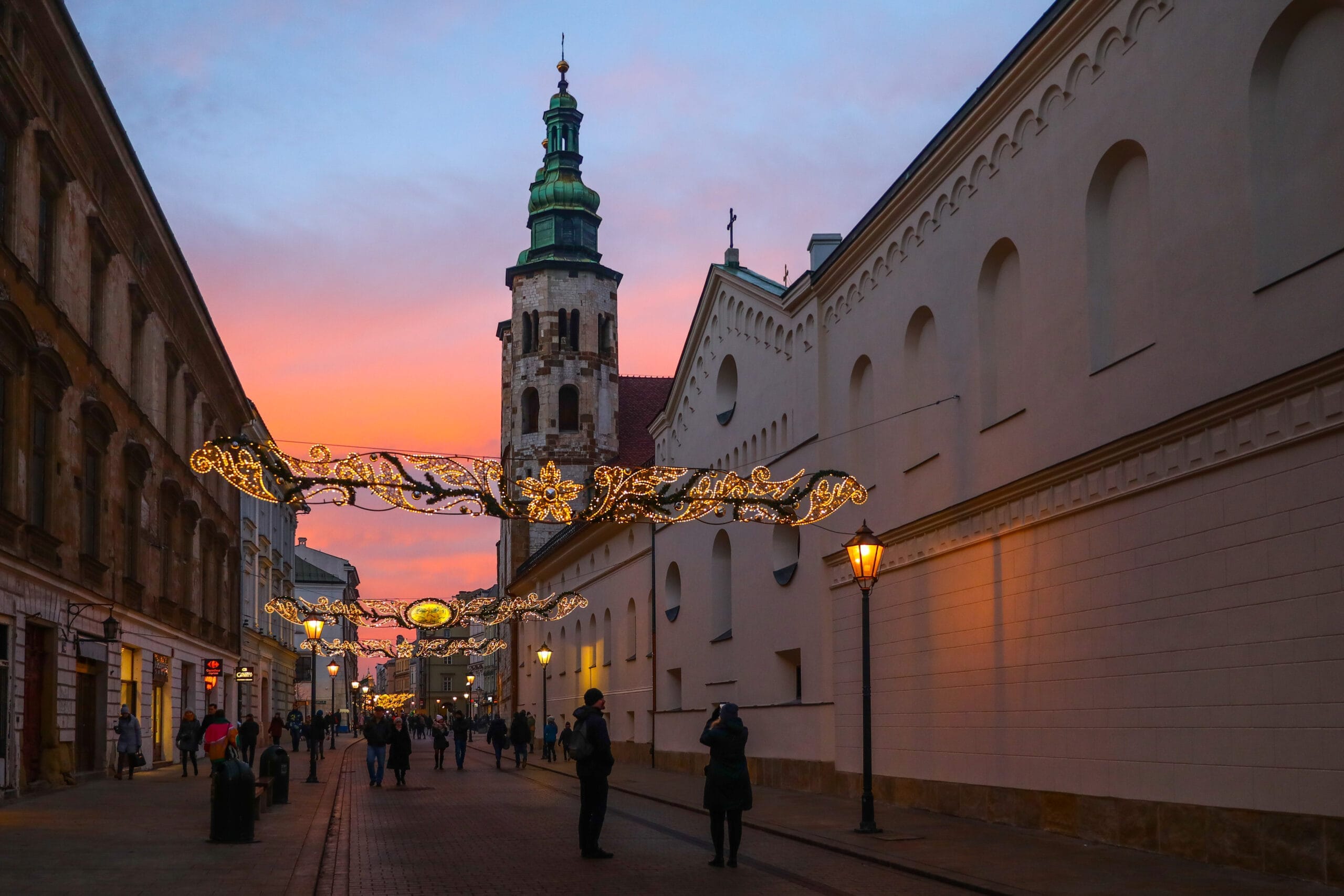 Iluminacja świąteczna w Krakowie