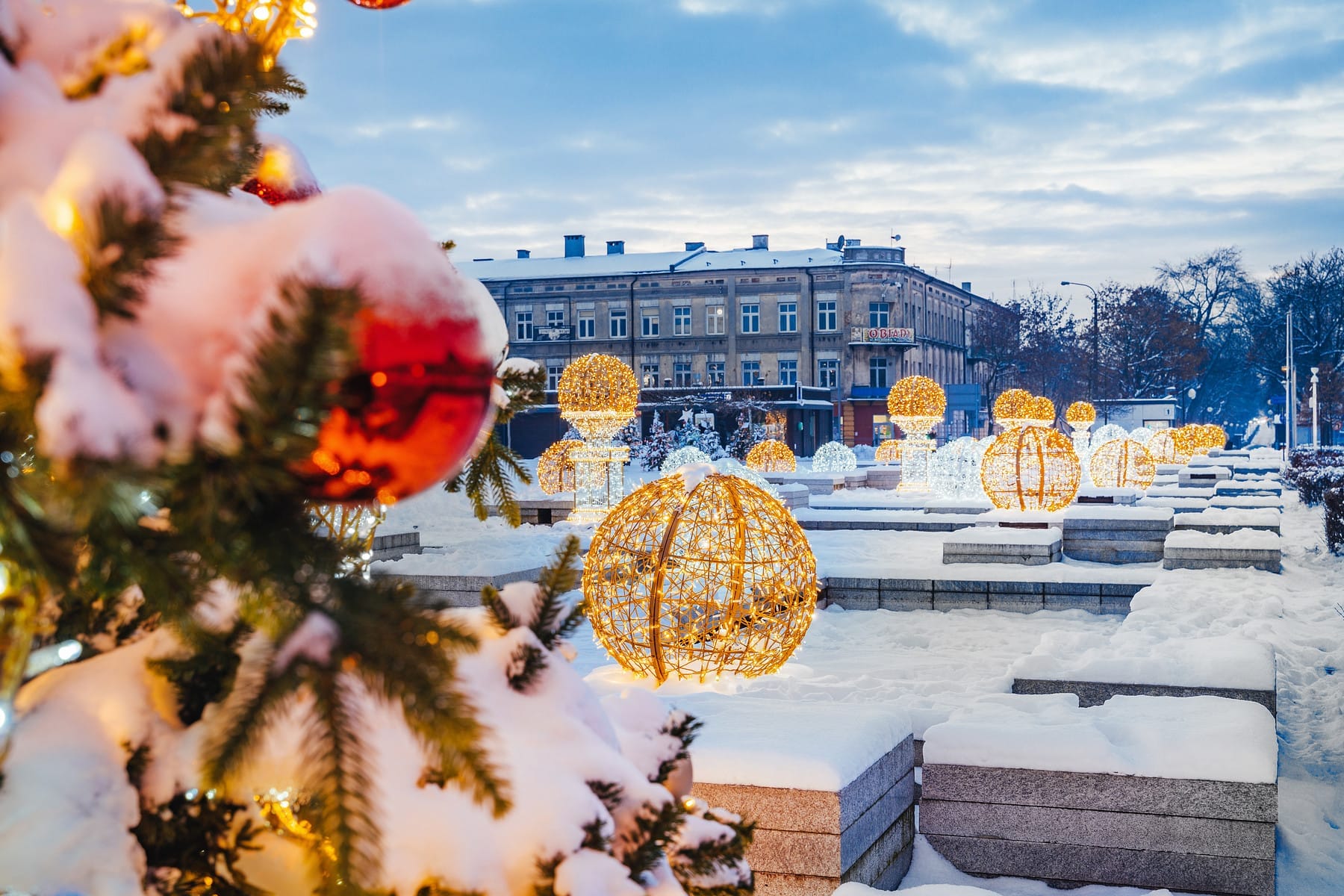 Iluminacja świąteczna w Tomaszowie Mazowieckim