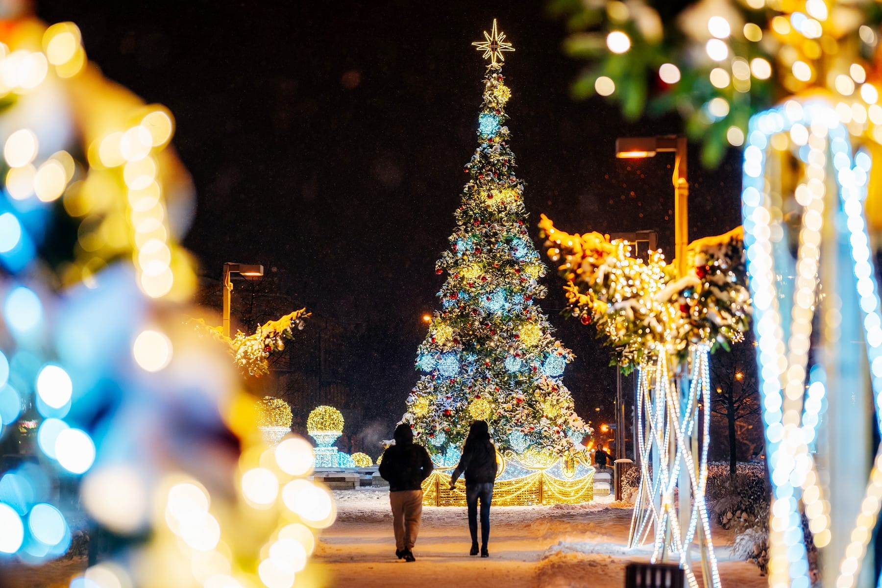 Iluminacja świąteczna w Tomaszowie Mazowieckim