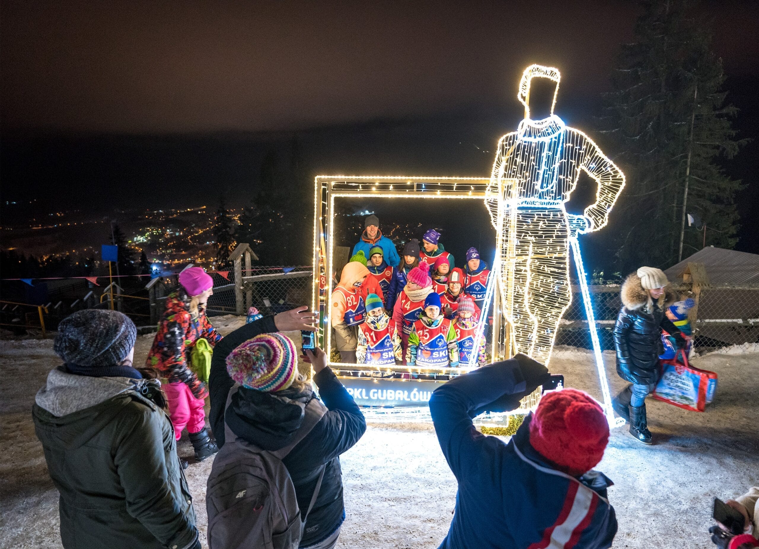 Park światła w PKL Gubałówka w Zakopanem