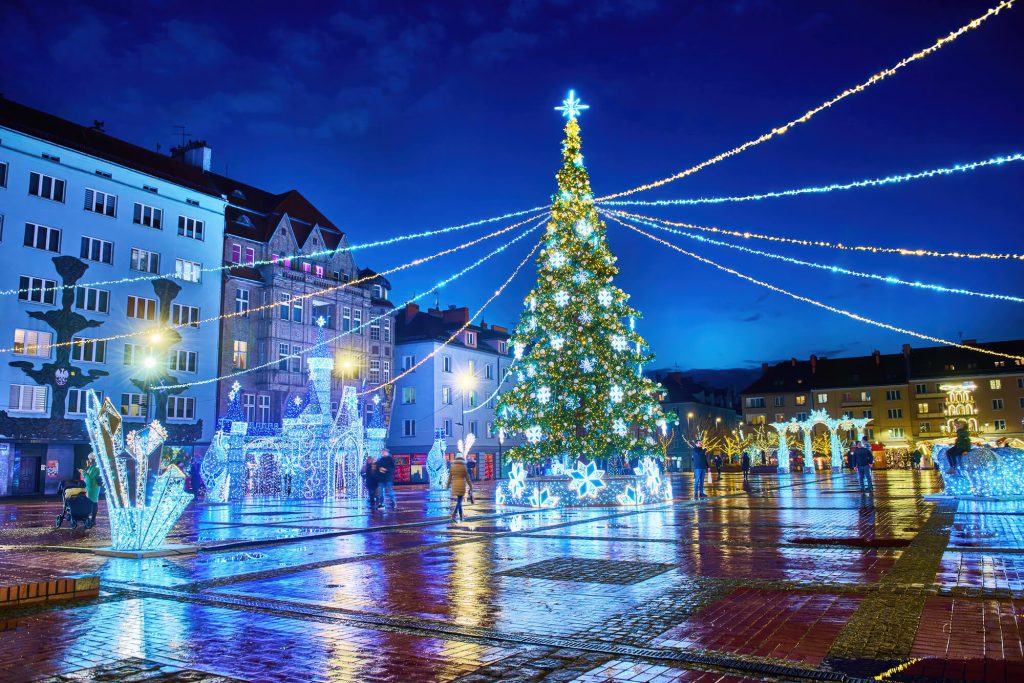 Iluminacje świąteczne Bytom