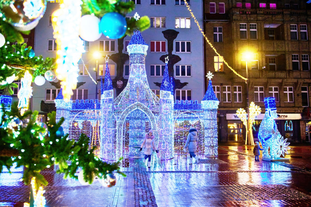 Iluminacje świąteczne Bytom