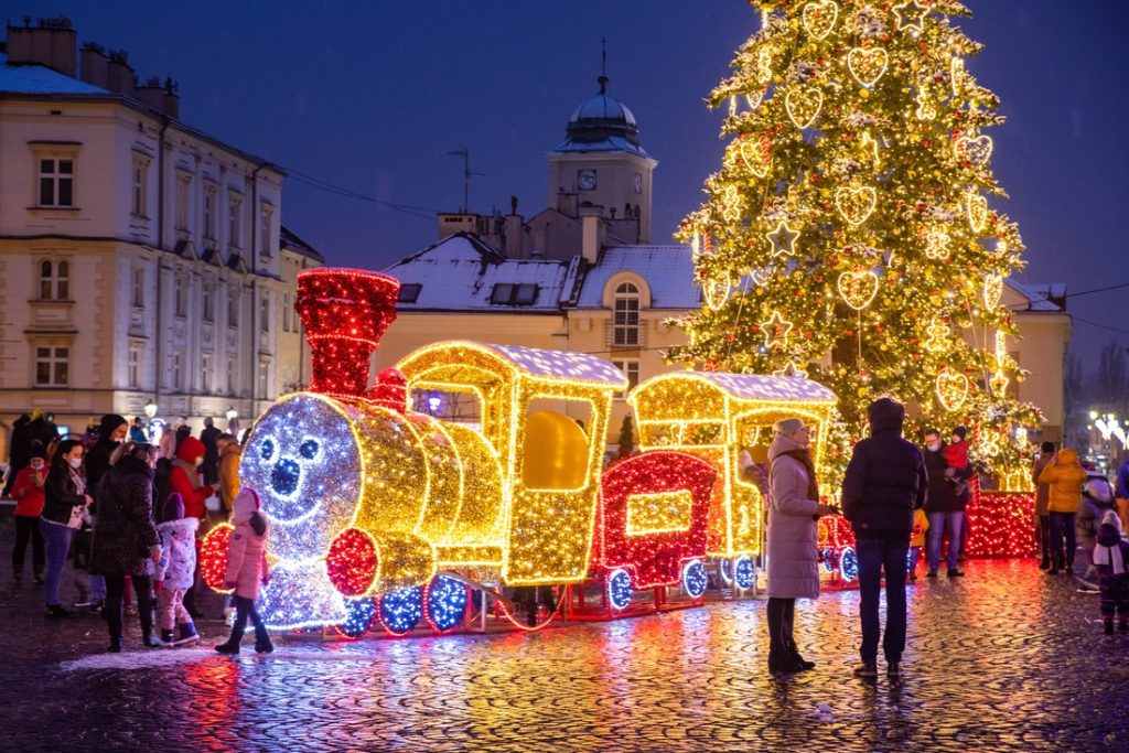 Iluminacje świąteczne Rzeszów