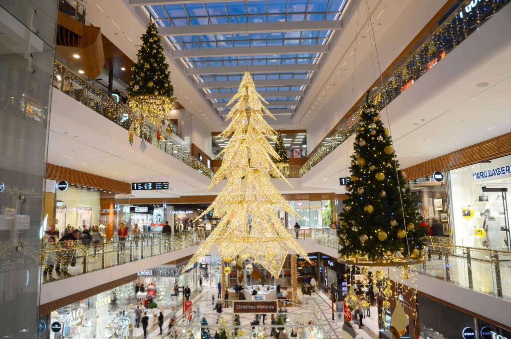 Aupark Brtislava chrristmas decorations