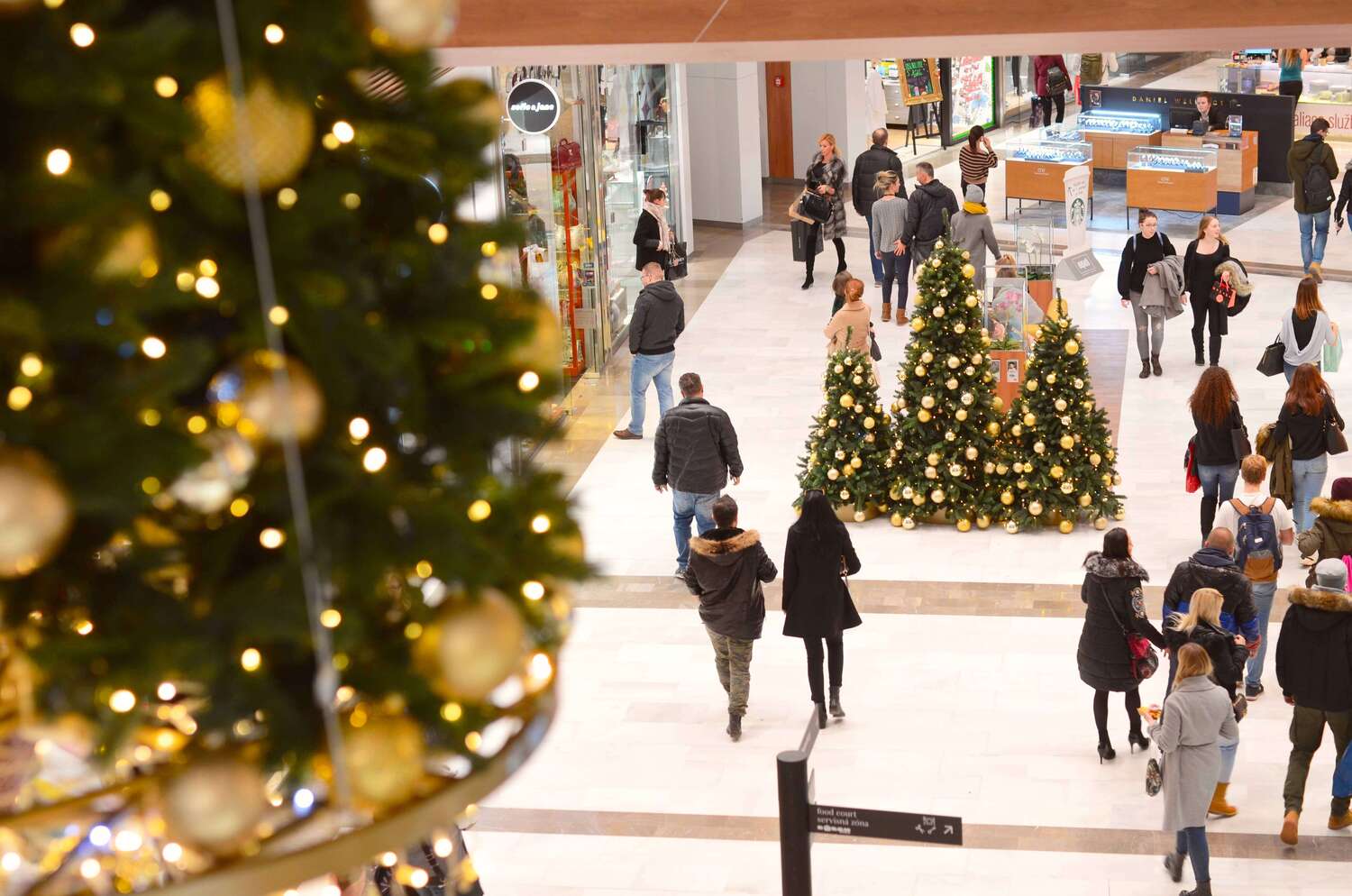 Aupark Brtislava chrristmas decorations
