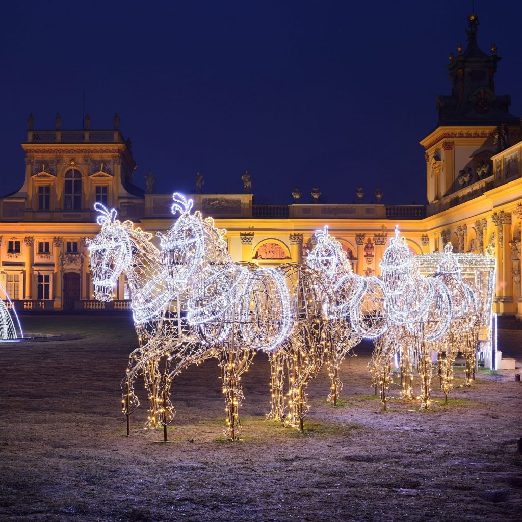 Dekoracja światłem - instalacja wolnostojąca