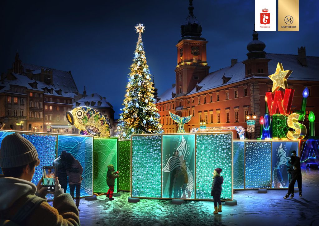 Multidekor will create a new illumination of Warsaw. The capital will tell its story with light